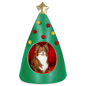 Vibrant Life Extra Large Christmas Tree Holiday Pet Bed $12 + Free S&H