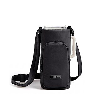 BAGSMART Magnetic Crossbody 40-oz Water Bottle Holder w/ Strap