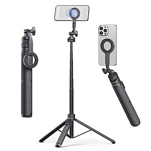 70" Jishane Magnetic Tripod Selfie Stick for MagSafe Iphones w/ Remote Control