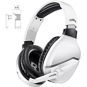 WolfLawS TA2000 Wireless Gaming Headset w/ Noise-Canceling Mic (PS5/PS4/PC)