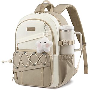 15.6" 25L Lovevook Laptop Backpack (Khaki / Off White)