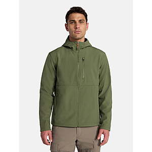 Ozark Trail Men's Softshell Jacket w/ Hood (Green Lichen, Limited Sizes)