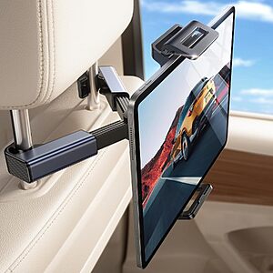 LISEN Car Backseat Headrest Phone & Tablet Holder (Fits 4.7" to 12.9" Devices)