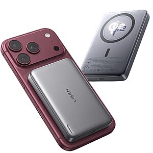 10000mAh Lisen Qi2 Magsafe Portable Charger Power Bank $22 + Free S&H
