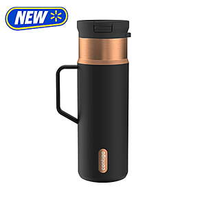 20-Oz Contigo SnapSeal Insulated Stainless Steel Tumbler (Licorice Black/Bronze)