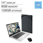 HP 14&quot; Chromebook Laptop Bundle - Intel Celeron - 1080p - Bonus Sleeve &amp; Wireless MouseÂ | Costco $199.99