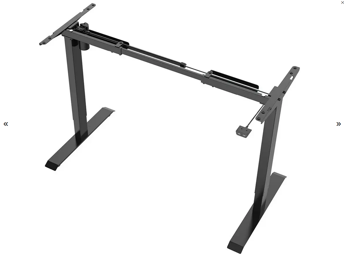 Monoprice Workstream Sit-Stand Desk Frame - Height Adjustable - Single Motor $80
