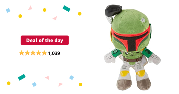 Deal of the day: Star Wars Plush 8-in Character Dolls, Soft, Collectible Movie Gift for Fans Age 3 Years Old & Up - $7.99