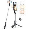 41.7&amp;quot; kzomKzoo Extendable Selfie Stick Tripod w/ Remote, Light &amp;amp; Detachable Phone Holder $6.99 + Free Shipping w/ Prime or on $35+