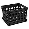 9&amp;quot; Sterilite Multi-Purpose Plastic Mini Crate Storage Bin (Black) $1.64 + Free Shipping w/ Walmart+ or on $35+