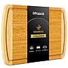 16&amp;quot; x 10&amp;quot; Hiware Large Bamboo Cutting Board w/ Juice Groove Side Handles $8.49 + Free Shipping w/ Prime or on $35+
