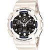 Casio Men's XL Series G-Shock Quartz Shock Resistant Watch (White/Black, GA-100) $68 + Free Shipping