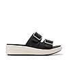 Clarks Women's Drift Buckle Sandals (Black) $21 + Free Shipping