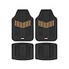 4-Piece Motor Trend DualFlex Rubber All Weather Waterproof Universal Car Floor Mats (Two Tone) $14.99 + Free Shipping w/ Prime