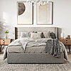 Latitude Run Braya Hydraulic Lift Up Storage Upholstered Platform Bed (Light Gray, Full/Queen) $249.99 + Free Shipping