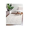 5' x 8' Unique Loom Trellis Frieze Collection Area Rug (Geometric, Ivory/Gray) $26.99 + Free Shipping w/ Prime
