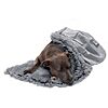50&amp;quot; x 35&amp;quot; Furhaven Waterproof Shaggy Plush Throw Blanket for Dogs &amp;amp; Cats (Gray, Large) $8.68 + Free Shipping w/ Prime or on $35+