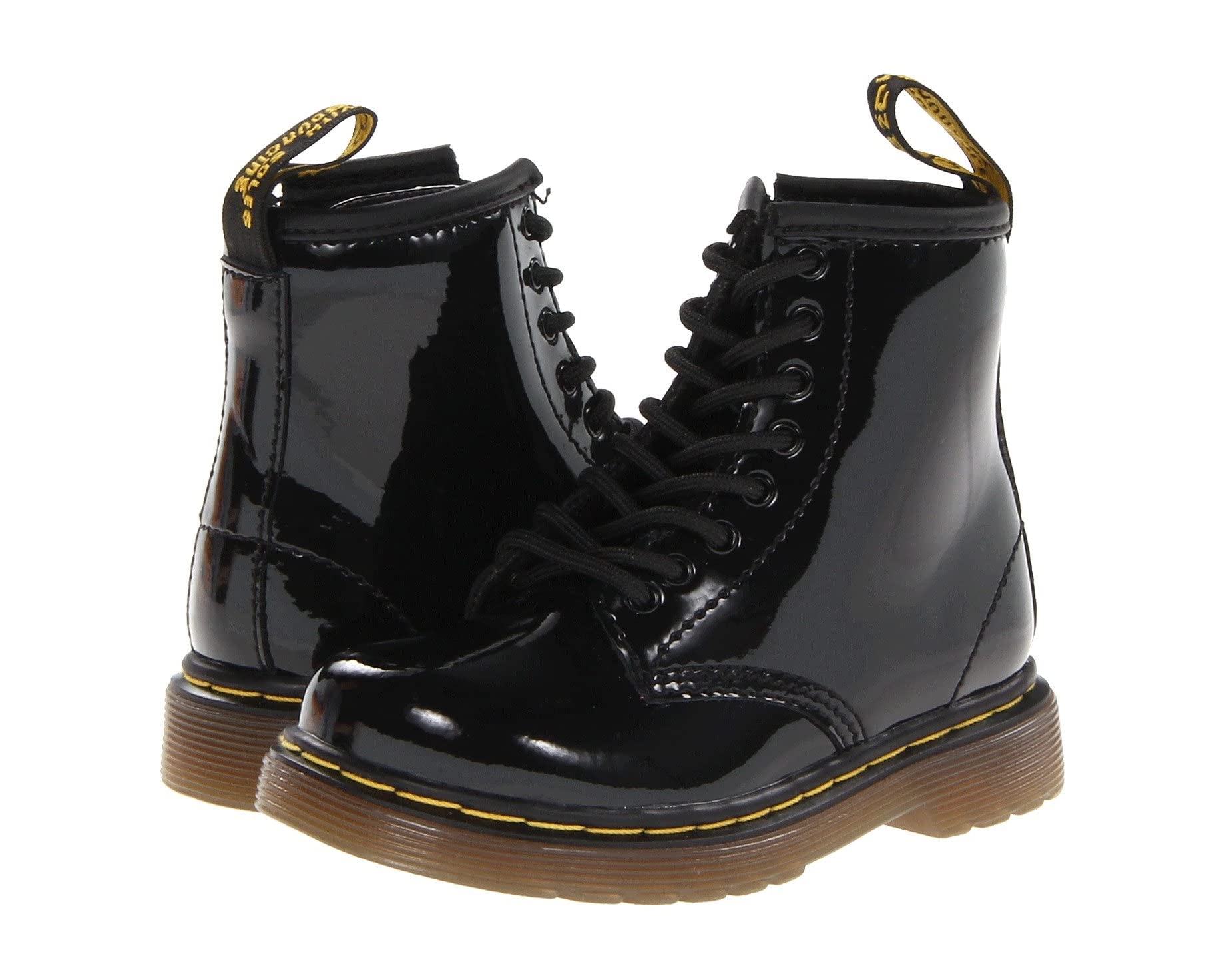 Dr. Martens Toddlers' 1460 Brooklee Boots (Black Patent Lamper, Sizes 7-10) $25 + Free Shipping