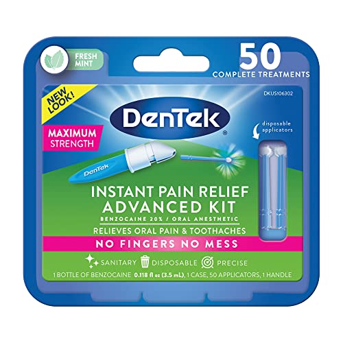 50-Ct DenTek Instant Oral Toothache Pain Relief Maximum Strength Kit (Fresh Mint) $6.20 ($0.10 each) w/ S&S + Free Shipping w/ Prime or on $25+