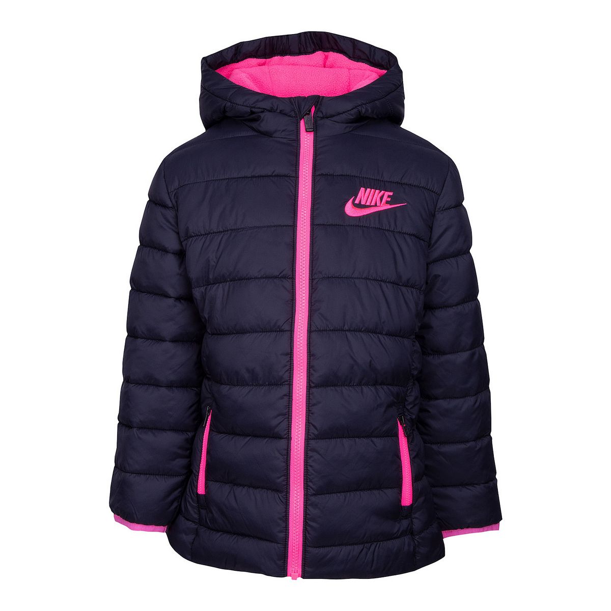 Nike Girls' Stadium Parka Puffer Jacket (Black or Wolf Grey) $28.50 & More + Free Shipping on $49+