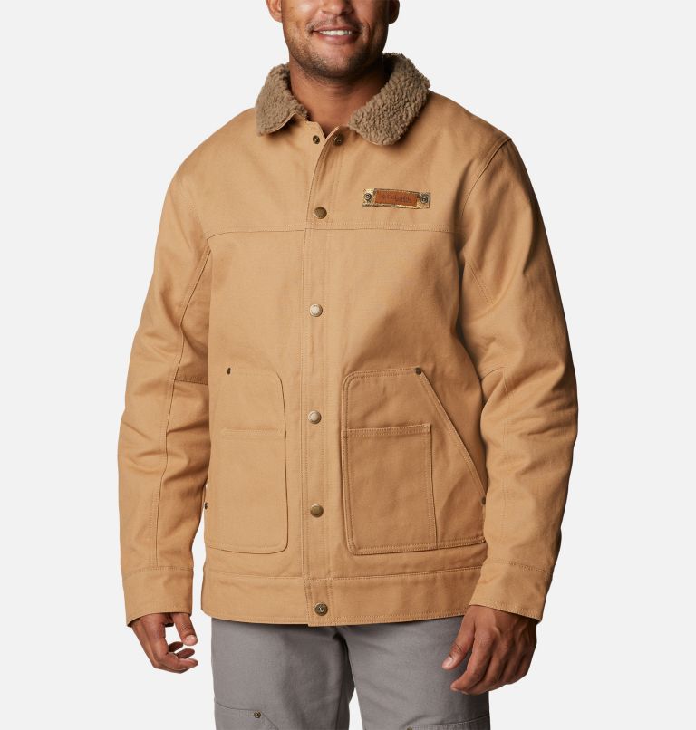 Columbia Men's PHG Roughtail Sherpa Lined Field Jacket (Sahara Flax or Mossy Oak Bottomland) $40 + Free Shipping