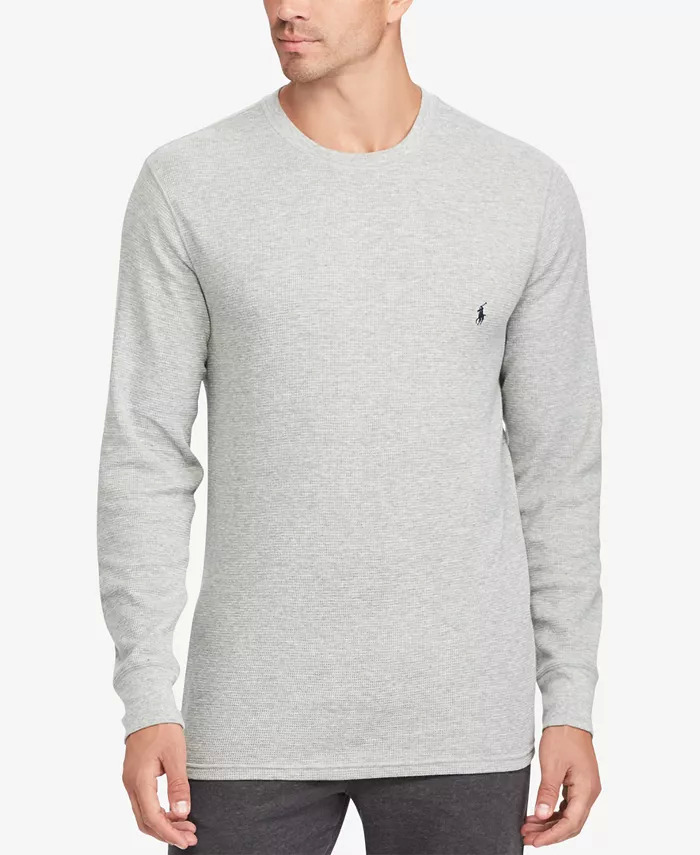 Polo Ralph Lauren Men's Waffle Knit Thermal Pajama Long Sleeve Shirt (Various) $19.75 + Free Store Pickup at Macy's or FS on $25+