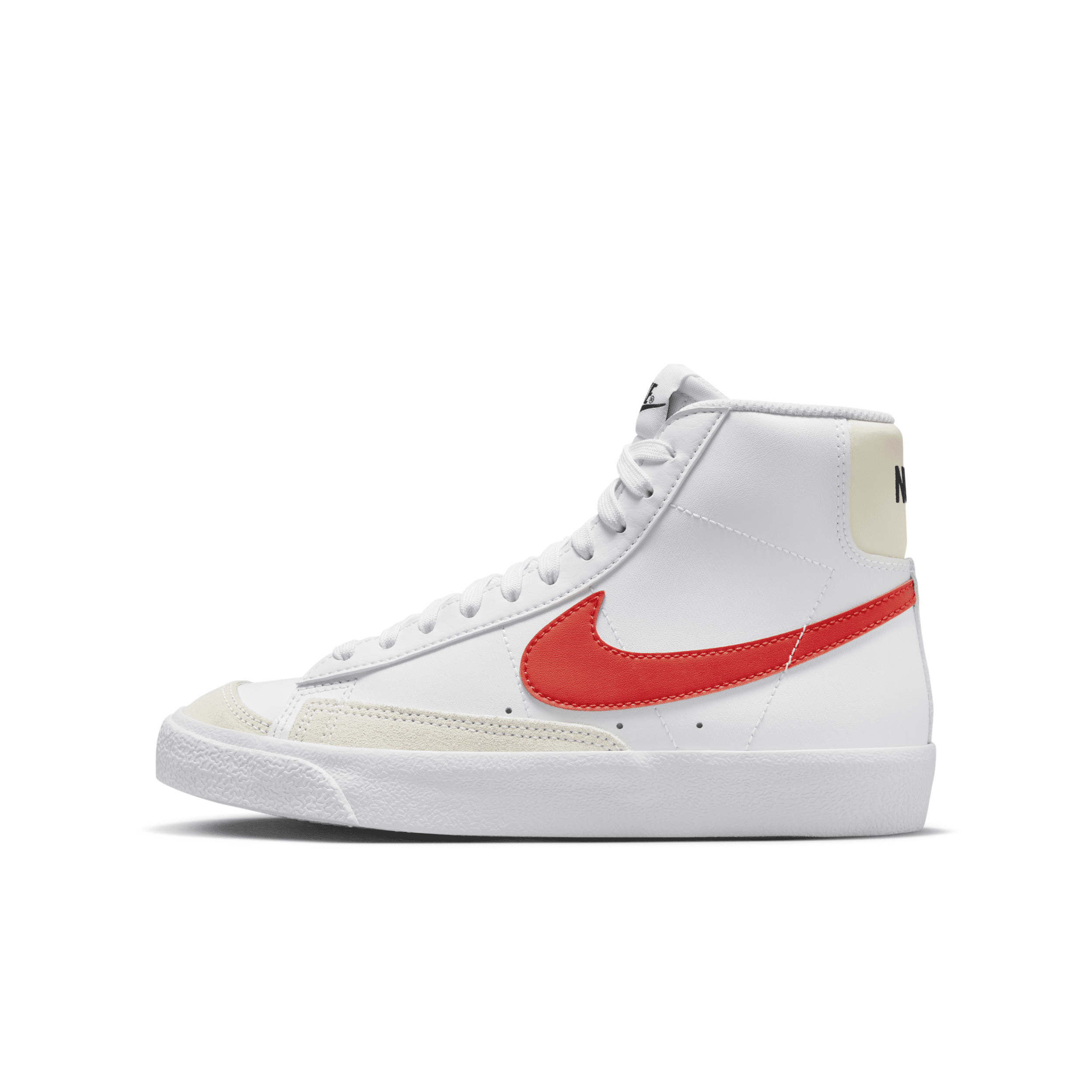 Nike Boys' or Girls' Big Kids' Blazer Mid '77 Shoes (White/Picante Red) $53.95 + Free Shipping