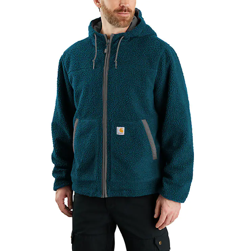 Carhartt Men’s Rain Defender Fit Fleece Reversible Jacket (Night Blue Heather/Shadow) $50 + Free Shipping