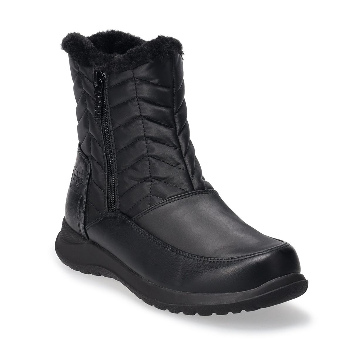 Totes Women's Jara Waterproof Snow Boots (Black) $14 + Free Shipping on $49+
