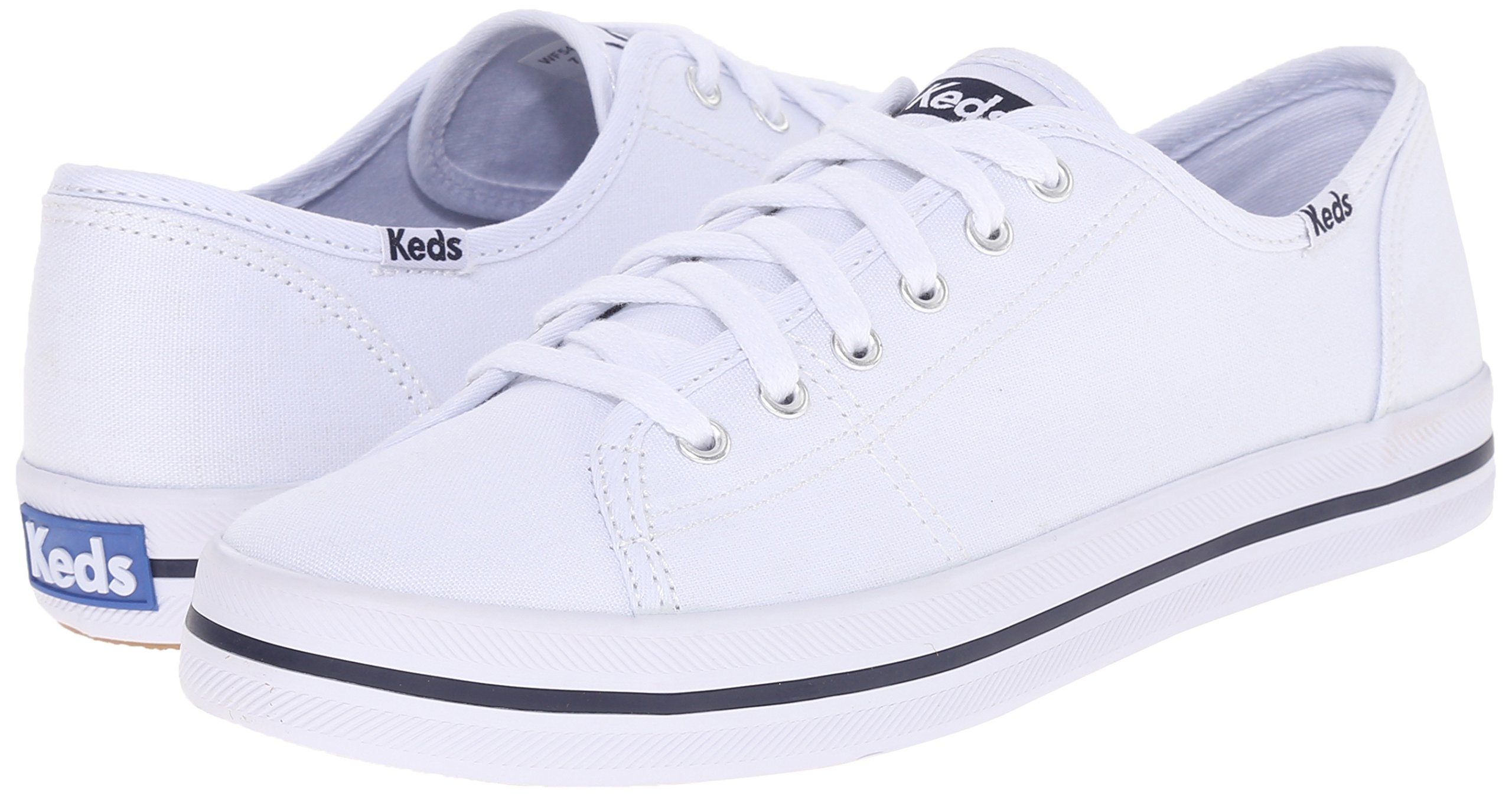 Keds Women’s Kickstart Seasonal Solid CNVS Shoes (White) $20 + Free Shipping w/ Prime or on $25+