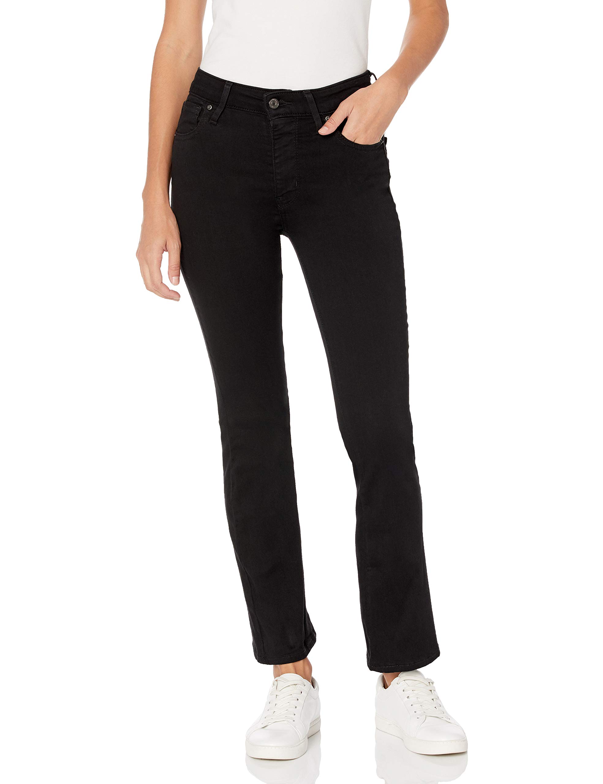 Levi's Women's 725 High Rise Bootcut Jeans (Soft Black) $26 + Free Shipping