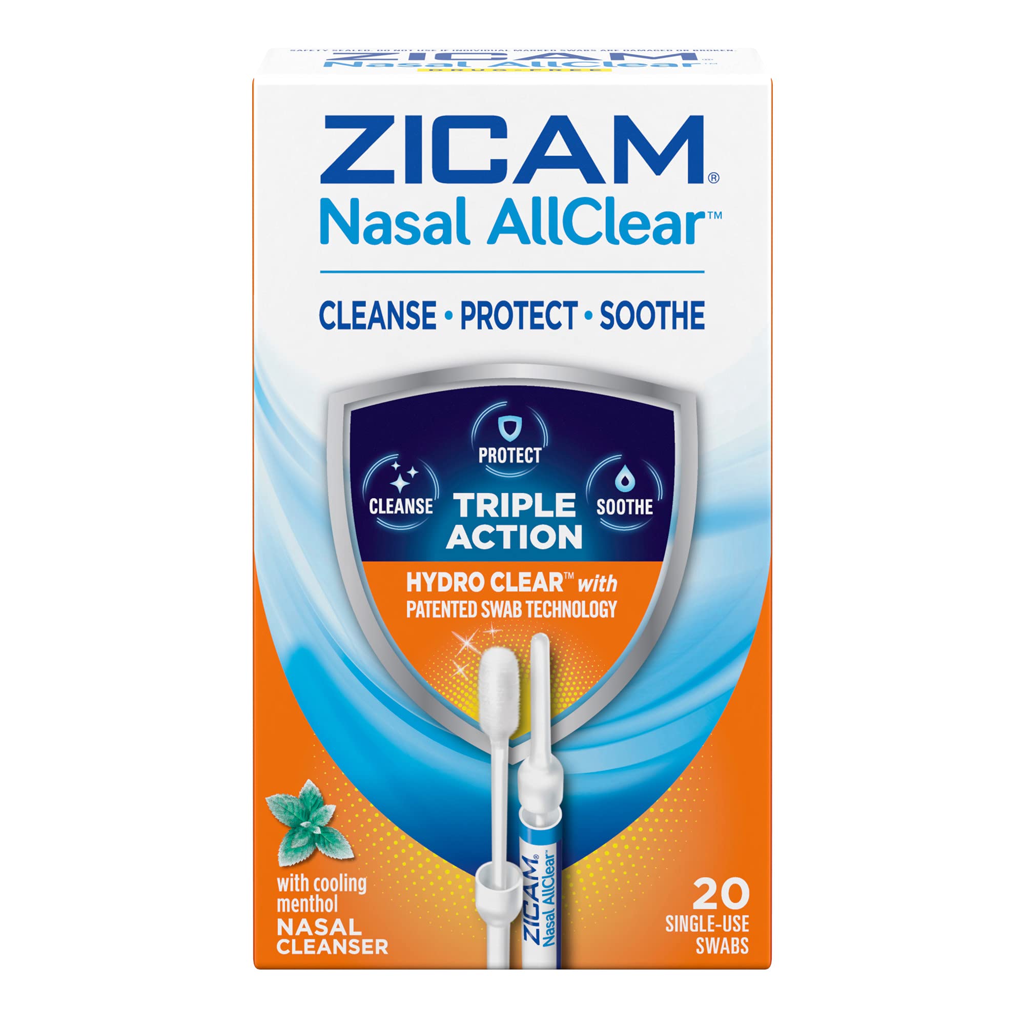20-Count Zicam Nasal AllClear Triple Action Allergy & Sinus Relief Nasal Cleanser w/ Cooling Menthol $5.68 ($0.28 each) w/ S&S + Free Shipping w/ Prime or on $25+