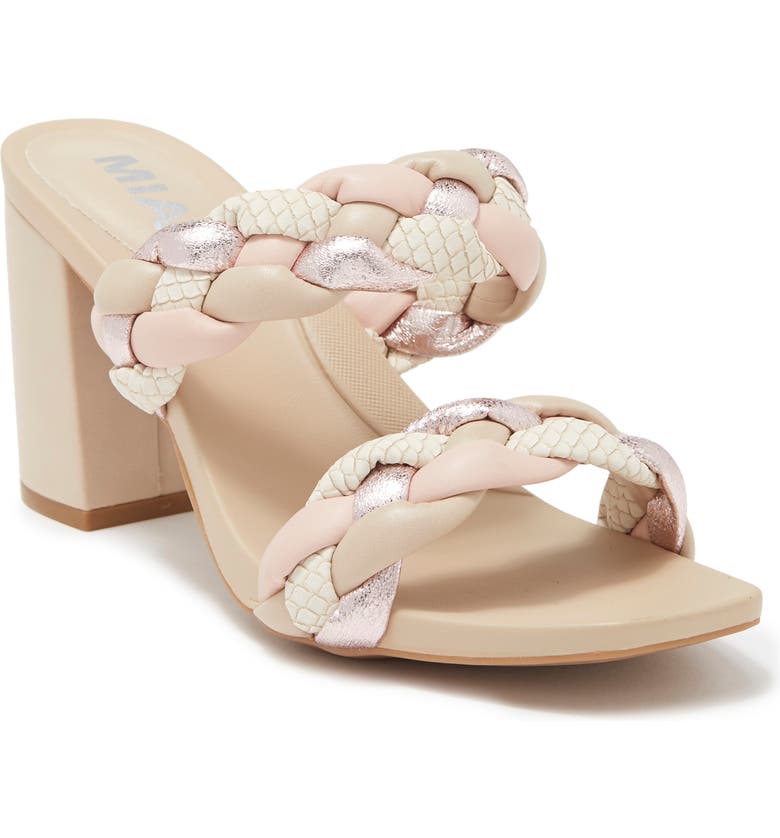 MIA Women's Maine Braided Sandals (Beige Multi) $10 + Free Shipping on $89+