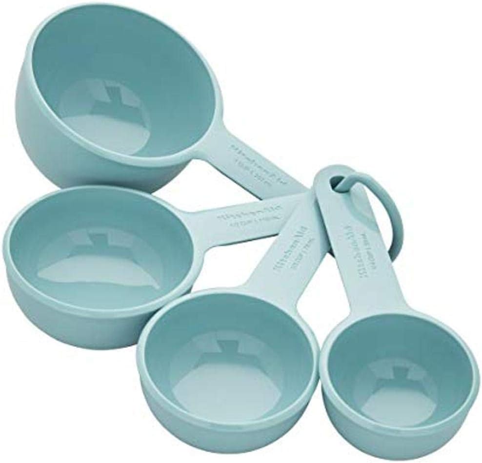 4-Count KitchenAid Measuring Cup Set (Aqua Sky) $4 + Free Shipping w/ Prime or on $25+