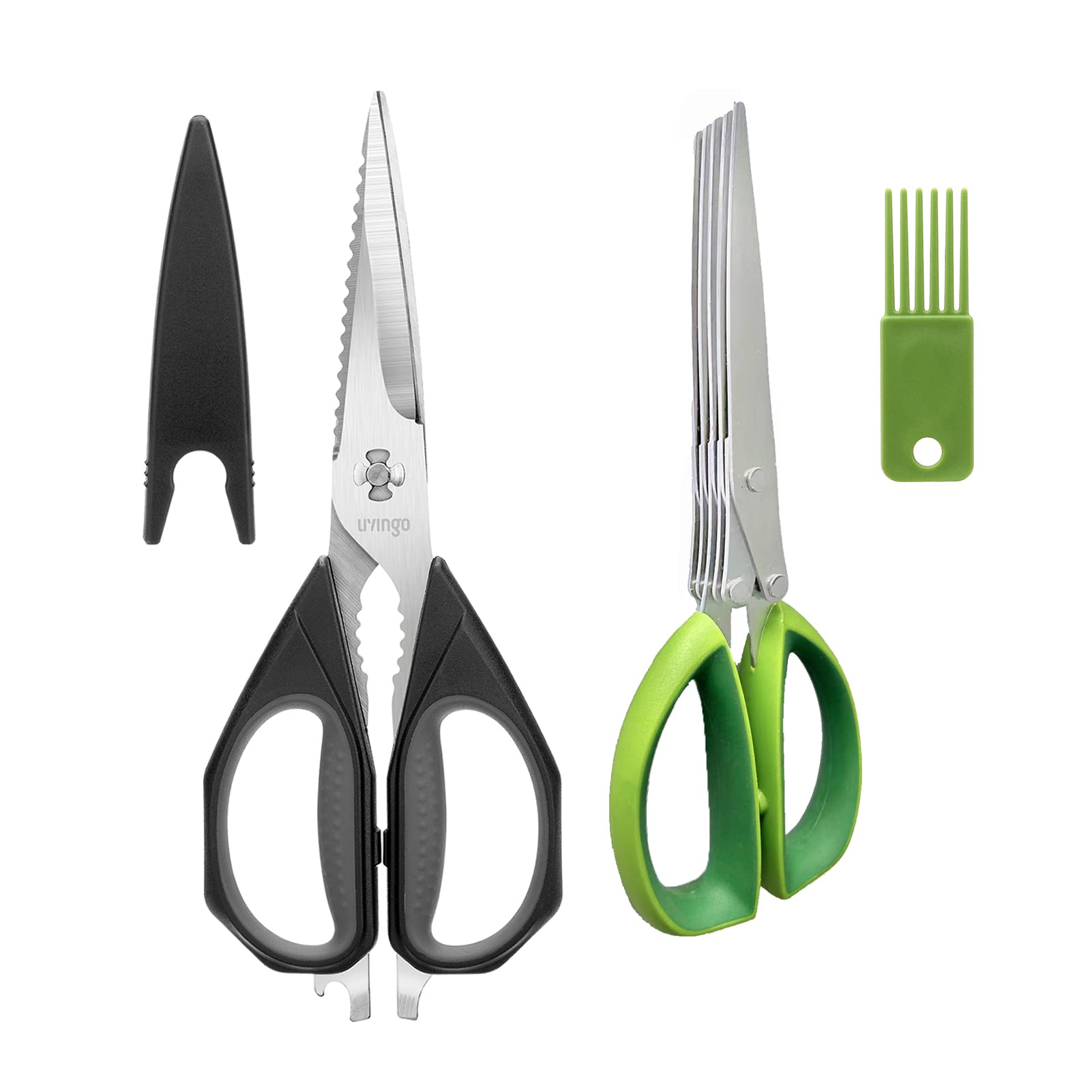 2-Piece Livingo Stainless Steel Kitchen Shears & Herb Scissors $4.78 w/ S&S + Free Shipping w/ Prime or on $35+