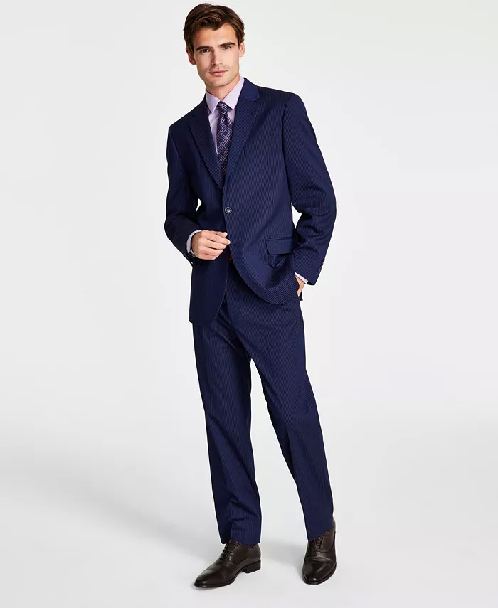 2-Piece Nautica Men's Modern-Fit Bi-Stretch Suit (Various) $100 + Free Shipping