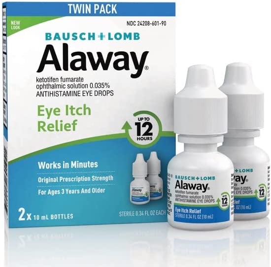 2-Count 0.34-Oz Bausch + Lomb Alaway Eye Itch Relief Antihistamine Eye Drops $10.21 ($5.10 each) w/ S&S + Free Shipping w/ Prime or on $35