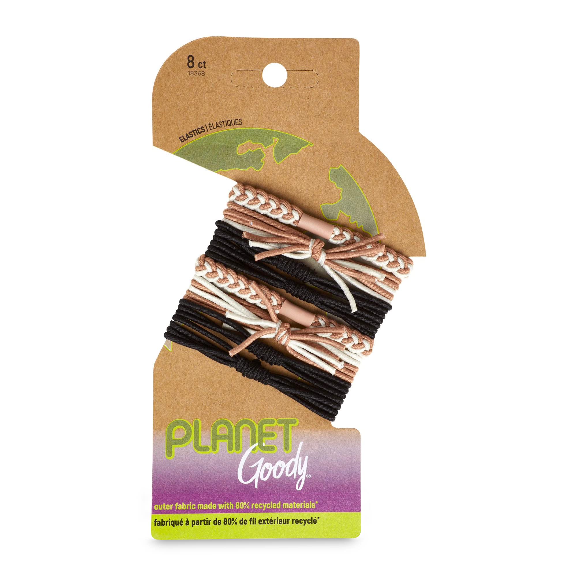8-Count Planet Goody Ouchless Bracelet Hair Elastics (Black/Cream/Blush) $2.53 ($0.31 each) w/ S&S + Free Shipping w/ Prime or on $35+
