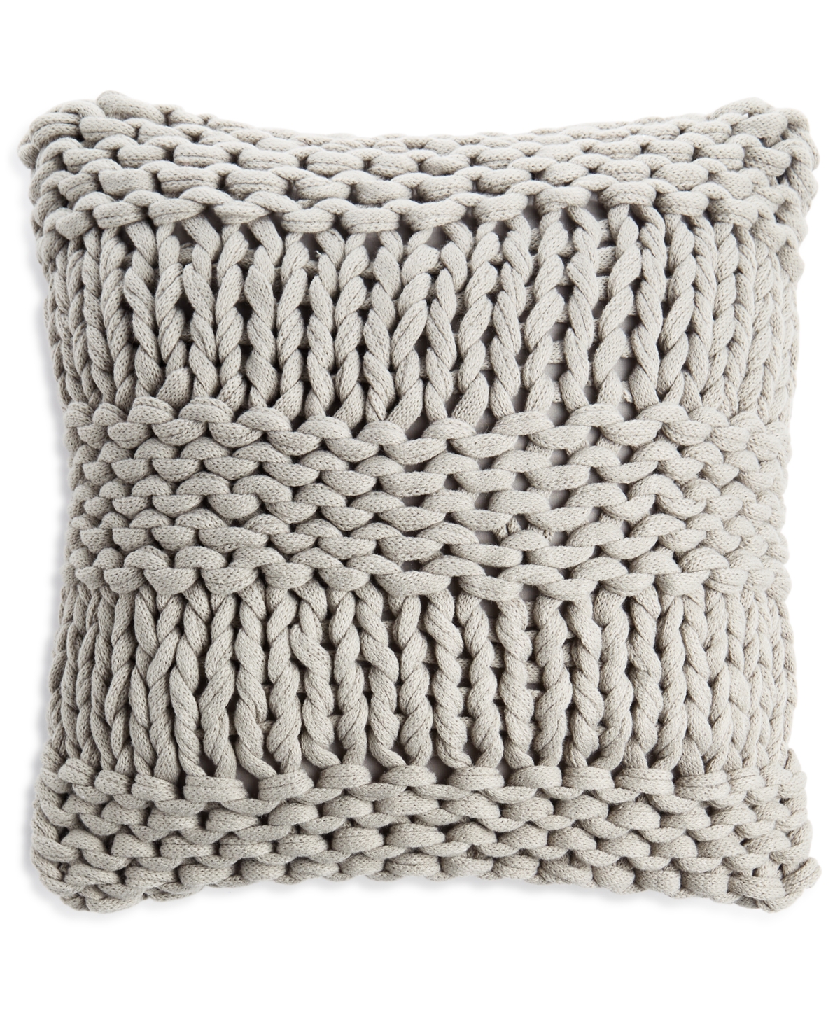 18 x 18 Oake Chunky Knit Decorative Pillow (3 Colors) $14.96 + Free Store  Pickup at Macy's or FS on $25+