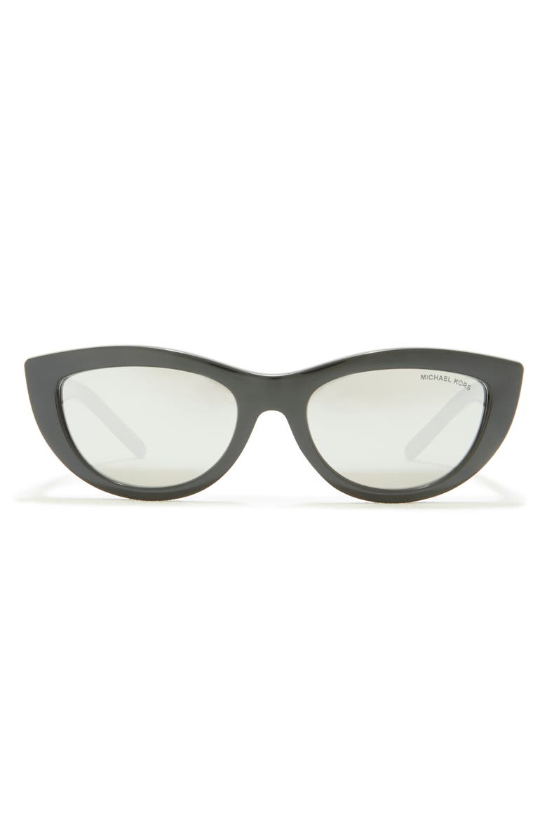 Michael Kors Women's Cat Eye Sunglasses (Black/Silver Mirror, 54mm) $41.23 + Free Shipping on $89+