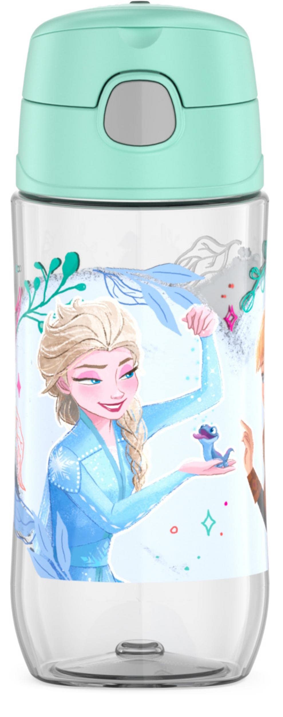 Thermos FUNtainer 16oz Plastic Kids Water Bottle With Spout - Princess Design, Dishwasher Safe, Tritan Material 8 thumbnail image