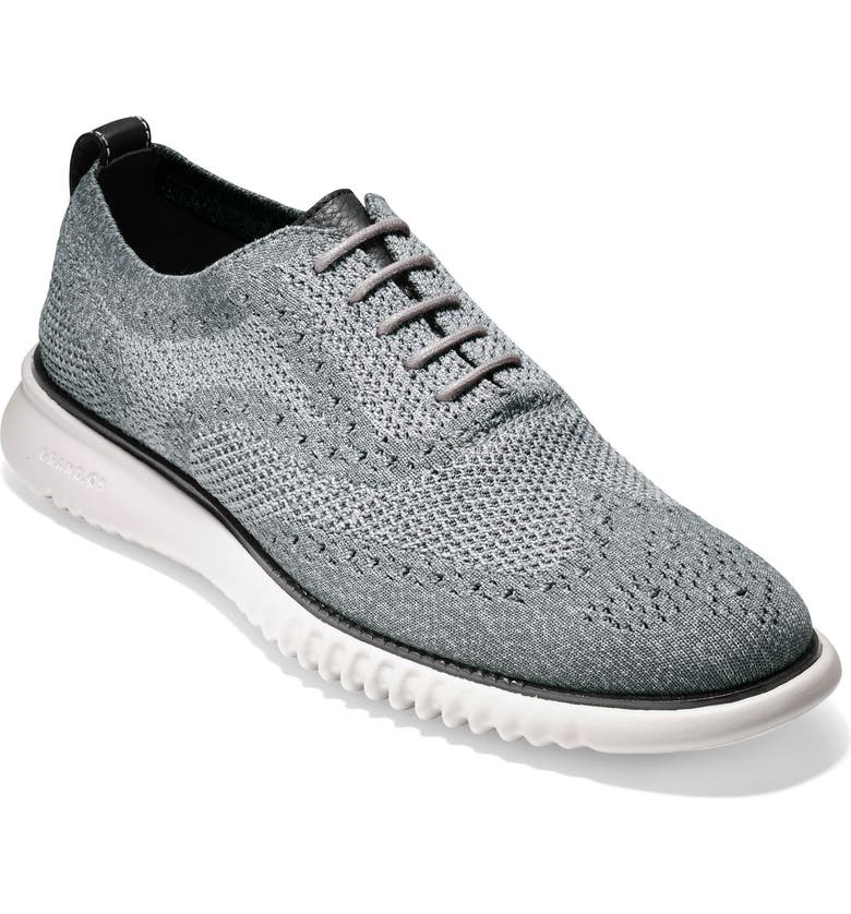 Cole Haan Men's 2.ZeroGrand Stitchlite Water Resistant Wingtip Shoes (Vapor Grey) $45 + Free Shipping on $89+