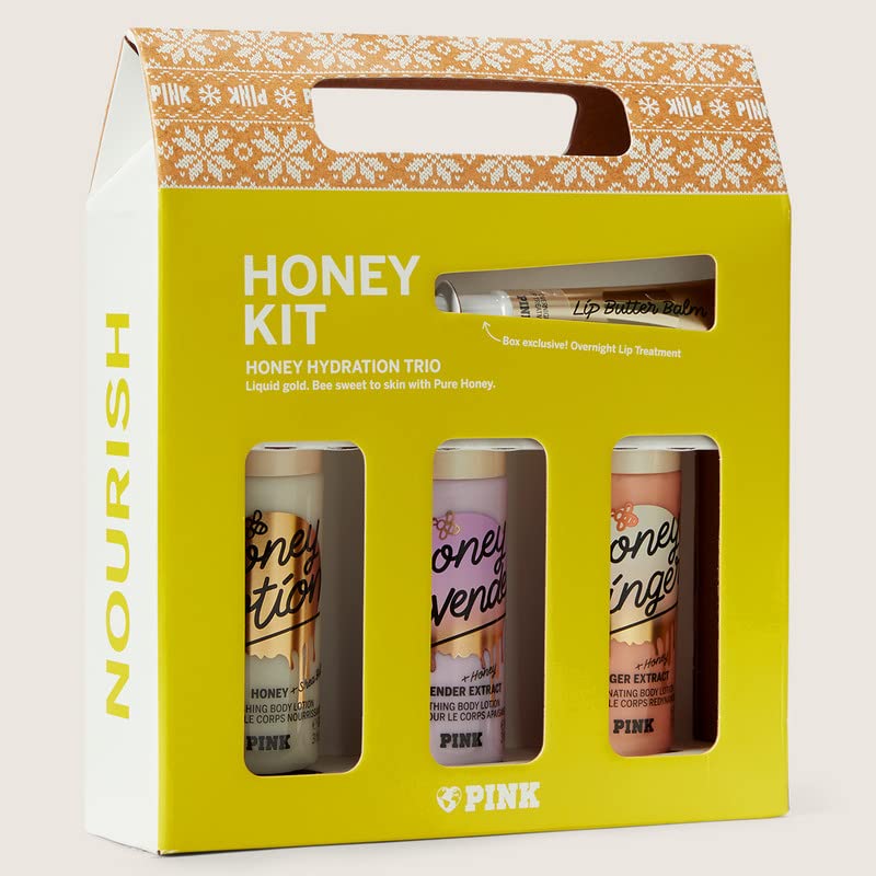 Prime Members 4Piece Victoria's Secret Pink Honey Hydration Body Care