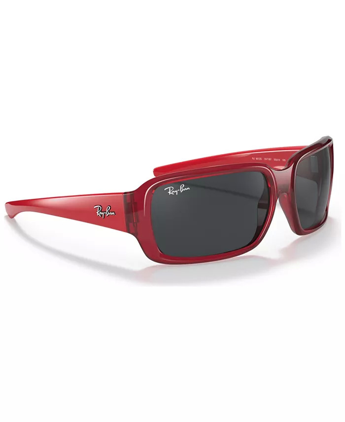 Ray-Ban Junior Boys' or Girls' Rectangle Sunglasses (Transparent Red) $30.80 + Free Shipping