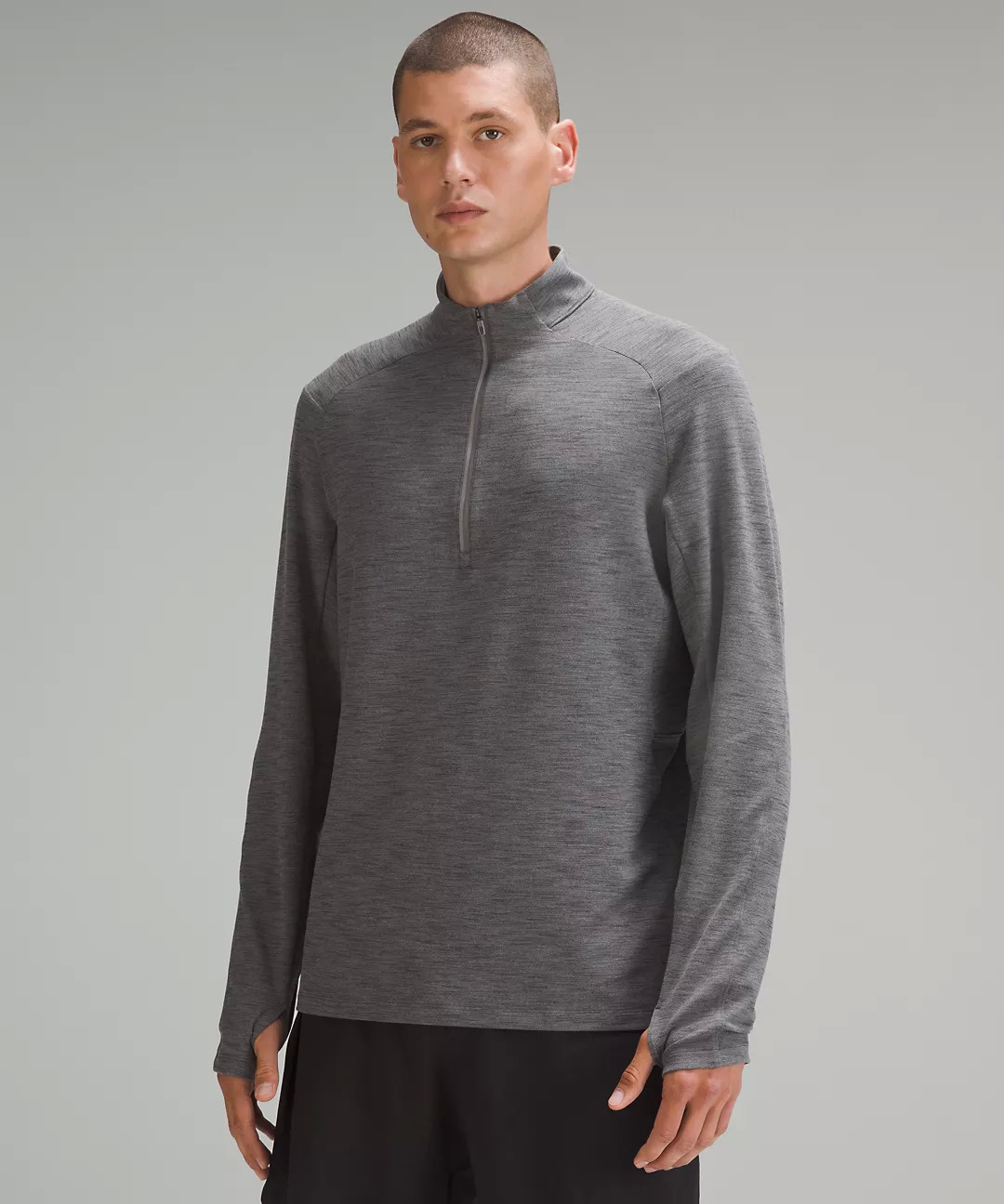 lululemon Men's Surge Warm Half Zip Pullover (Grey Vapor) $59 + Free Shipping