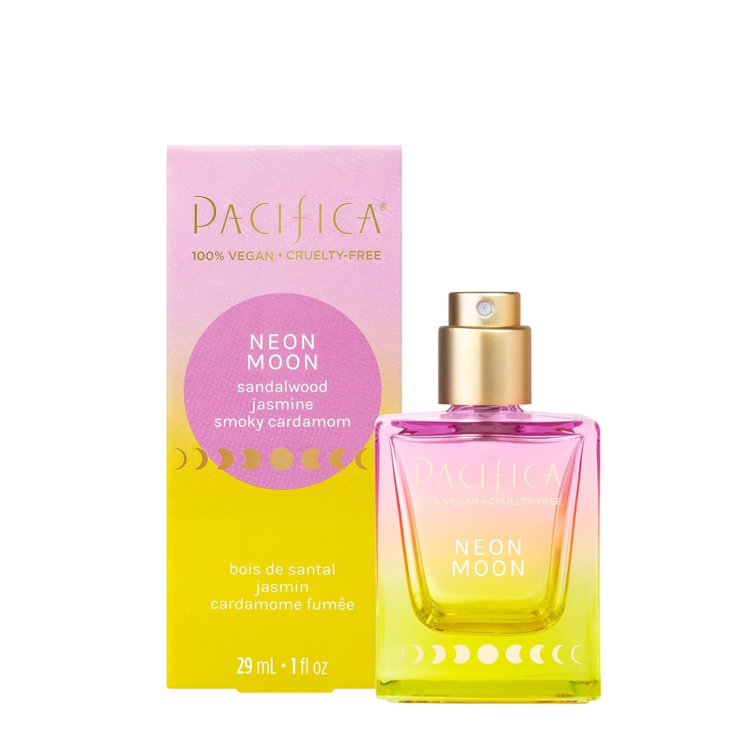 1-Oz Pacifica Beauty Spray Perfume (Neon Moon) $10.45 w/ S&S + Free Shipping w/ Prime or on $35+