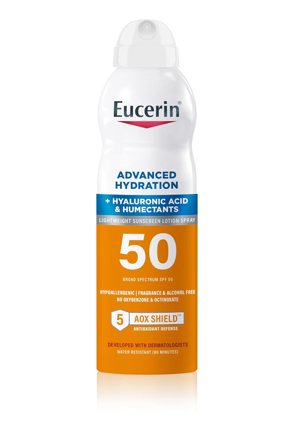 6-Oz Eucerin Advanced Hydration SPF 50 Lightweight Sunscreen Lotion Spray (Unscented) $5.49 w/ S&S + Free Shipping w/ Prime or on $35+
