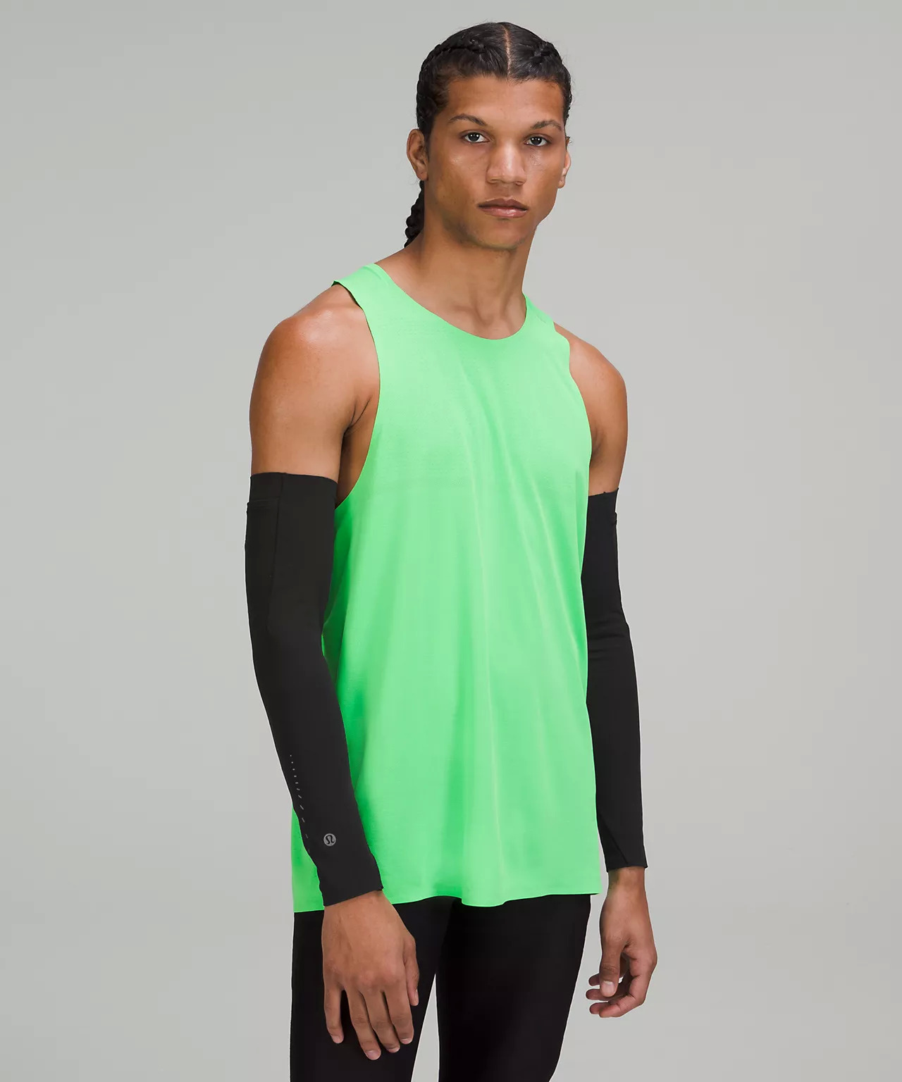 lululemon Men's SenseKnit Running Sleeves (Black, Size L/XL) 14 + Free