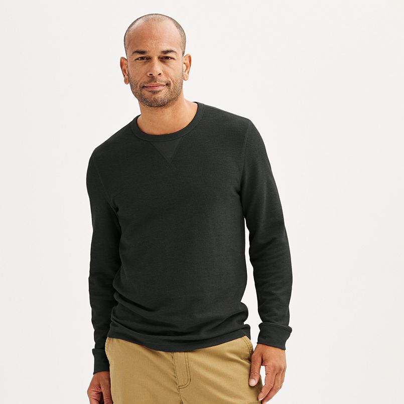 Sonoma Goods For Life Men's Thermal Crewneck Tee (Various) 10 + Free