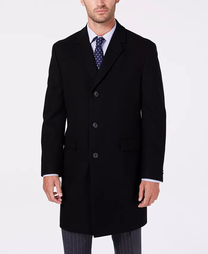 Nautica Men's Classic-Fit Batten Overcoat (3 Colors) $79 + Free Shipping